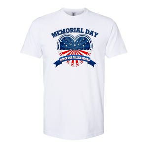 Memorial Day Honor Our Fallen Heroes Softstyle CVC T-Shirt