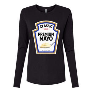 Mayonnaise Diy Halloween Costume Matching Group Mayo Womens Cotton Relaxed Long Sleeve T-Shirt