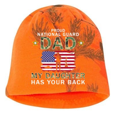 My Daughter Has Your Backcute Giftproud National Guard Dad Army Gift Kati - Camo Knit Beanie