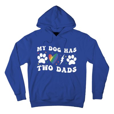 My Dog Has Two Dads Funny Pride Lgbt Lgbtq Rainbow Gift Hoodie