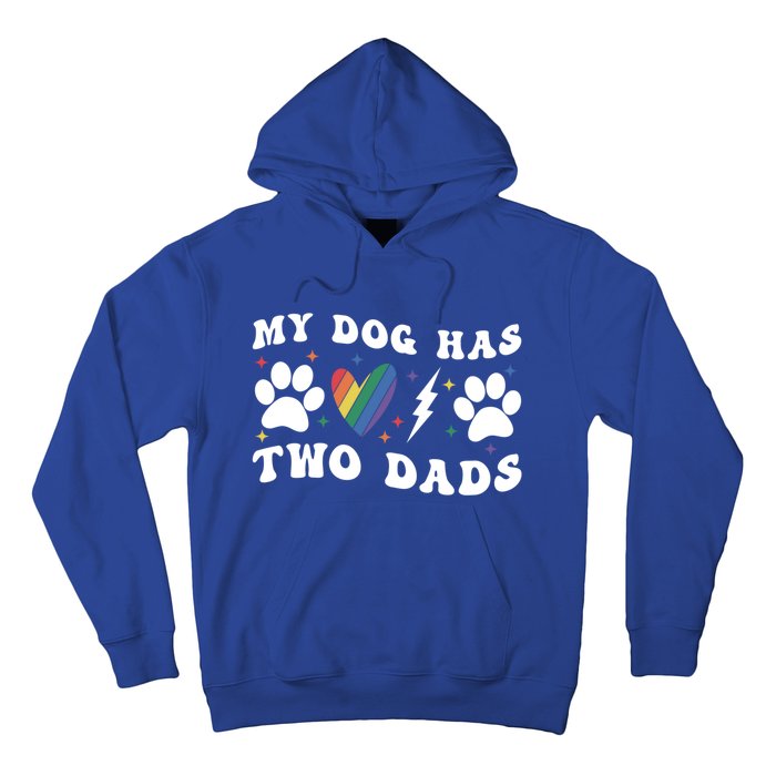 My Dog Has Two Dads Funny Pride Lgbt Lgbtq Rainbow Gift Hoodie