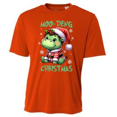 Moo Deng Hippo Baby Pigmy Moodeng Cooling Performance Crew T-Shirt