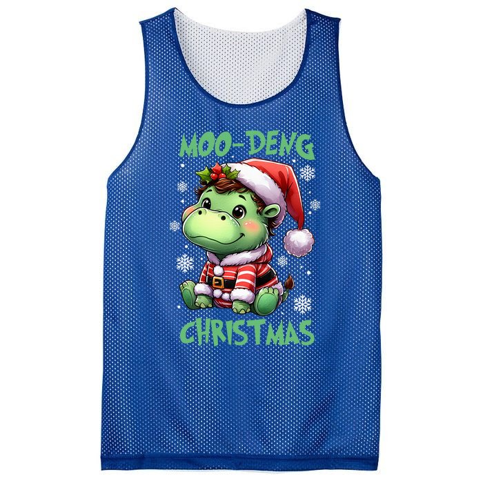 Moo Deng Hippo Baby Pigmy Moodeng Mesh Reversible Basketball Jersey Tank