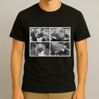 Moo Deng Hippo Photo Funny Pygmy Hippopotamus T-Shirt