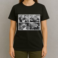Moo Deng Hippo Photo Funny Pygmy Hippopotamus T-Shirt