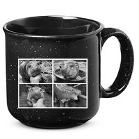 Moo Deng Hippo Photo Funny Pygmy Hippopotamus 15oz Campfire Ceramic Mug