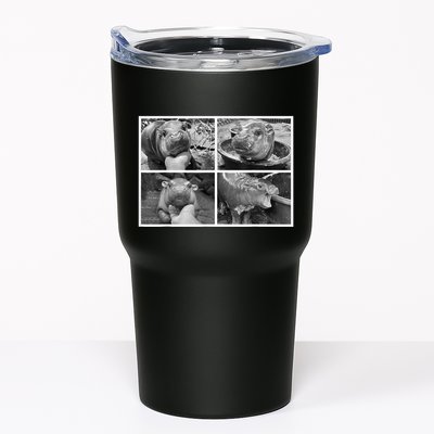 Moo Deng Hippo Photo Funny Pygmy Hippopotamus Tumbler