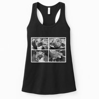 Moo Deng Hippo Photo Funny Pygmy Hippopotamus Womens Tank Top