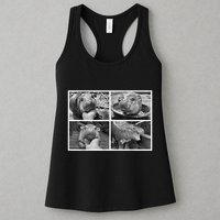 Moo Deng Hippo Photo Funny Pygmy Hippopotamus Womens Tank Top