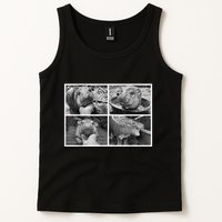 Moo Deng Hippo Photo Funny Pygmy Hippopotamus Tank Top