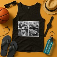 Moo Deng Hippo Photo Funny Pygmy Hippopotamus Tank Top