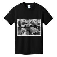 Moo Deng Hippo Photo Funny Pygmy Hippopotamus Kids T-Shirt