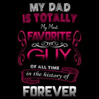 My Dad Is My Favorite Forever 7-Panel Snapback Hat