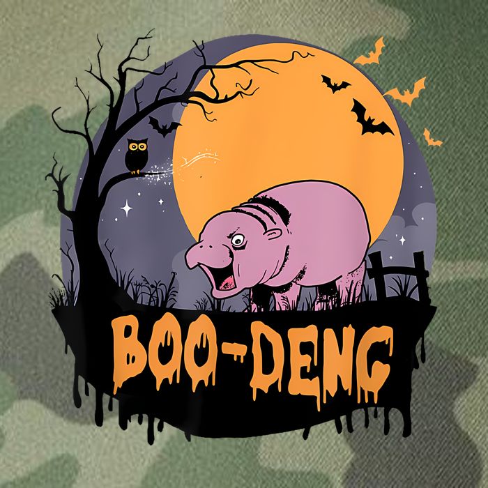 Moo Deng Halloween Boo Deng Halloween Legacy Tie Dye Trucker Hat