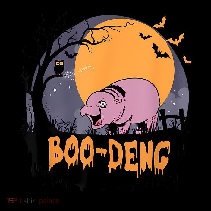 Moo Deng Halloween Boo Deng Halloween City Backpack