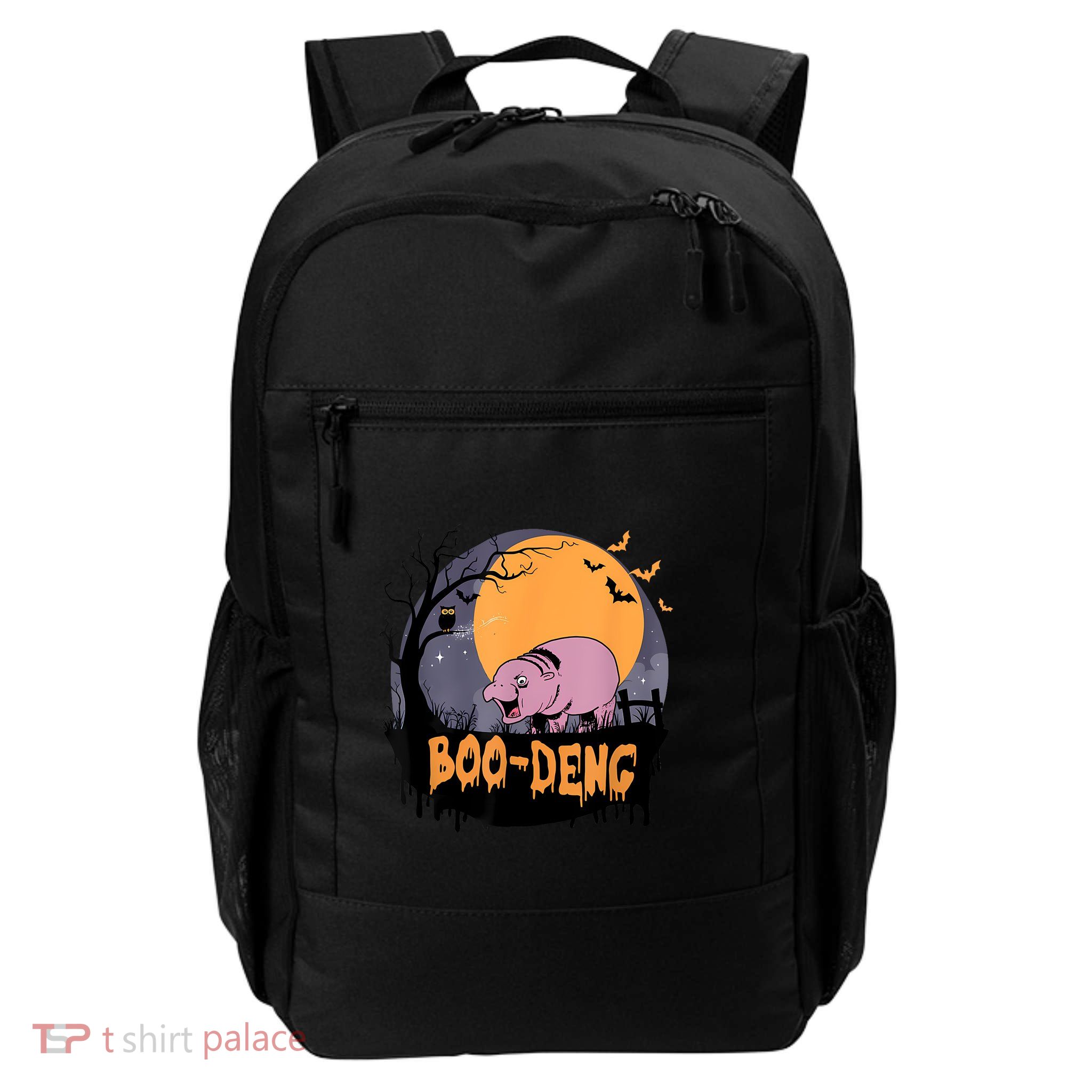 Moo Deng Halloween Boo Deng Halloween Backpack