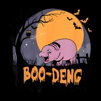 Moo Deng Halloween Boo Deng Halloween 16 in Basic Backpack