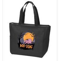 Moo Deng Halloween Boo Deng Halloween Zip Tote Bag