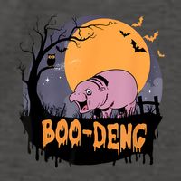 Moo Deng Halloween Boo Deng Halloween Vector Backpack