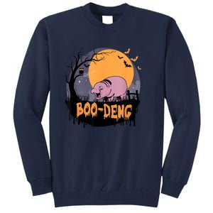 Moo Deng Halloween Boo Deng Halloween Tall Sweatshirt