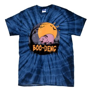 Moo Deng Halloween Boo Deng Halloween Tie-Dye T-Shirt