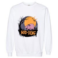 Moo Deng Halloween Boo Deng Halloween Garment-Dyed Sweatshirt