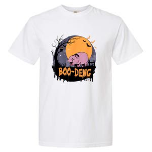 Moo Deng Halloween Boo Deng Halloween Garment-Dyed Heavyweight T-Shirt