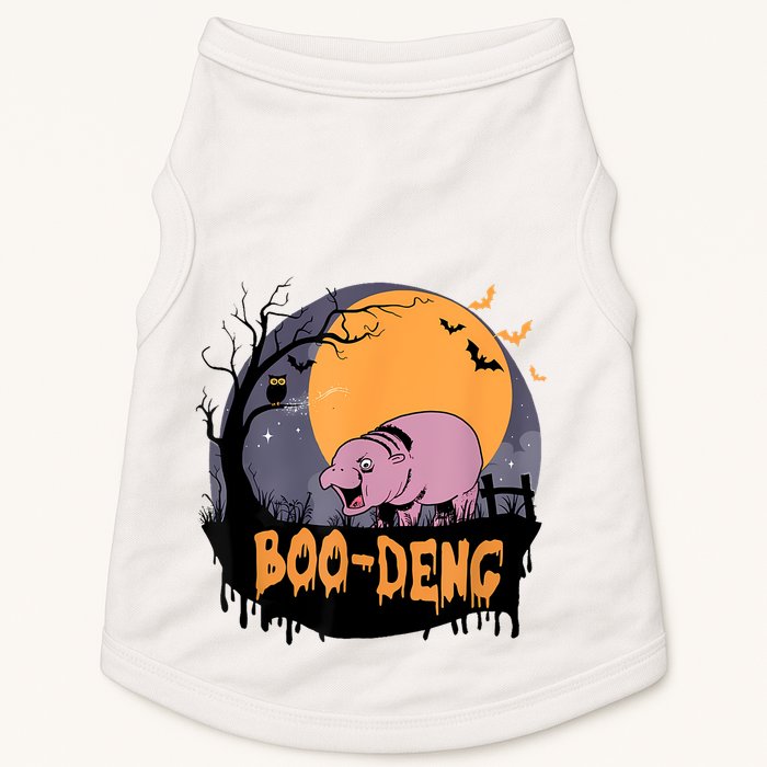 Moo Deng Halloween Boo Deng Halloween Doggie Tank