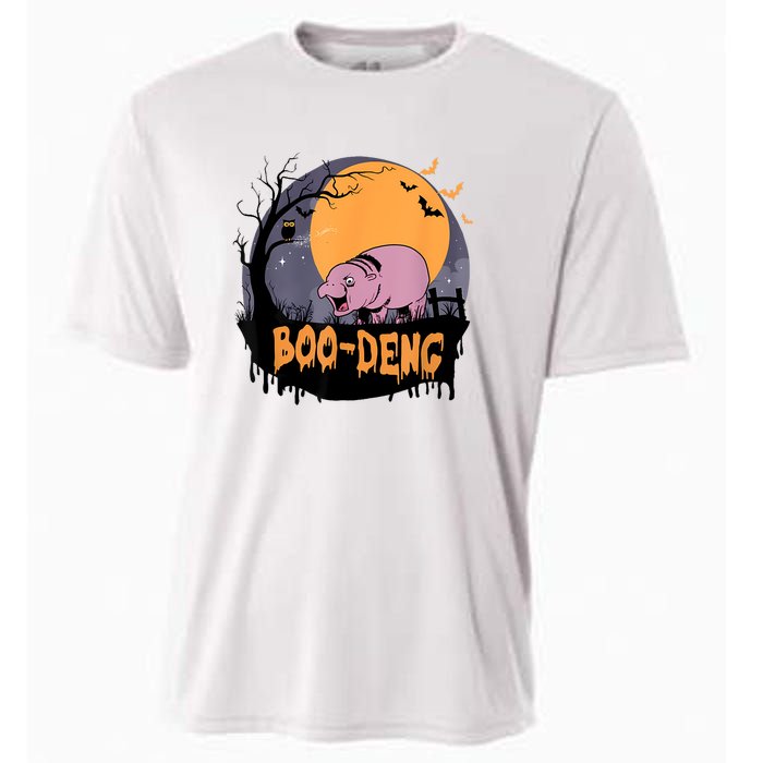 Moo Deng Halloween Boo Deng Halloween Cooling Performance Crew T-Shirt