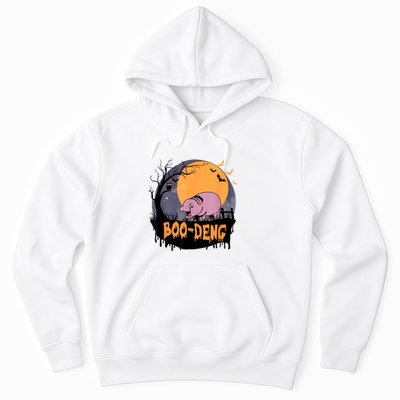 Moo Deng Halloween Boo Deng Halloween Hoodie