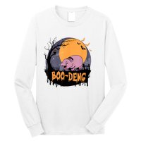 Moo Deng Halloween Boo Deng Halloween Long Sleeve Shirt