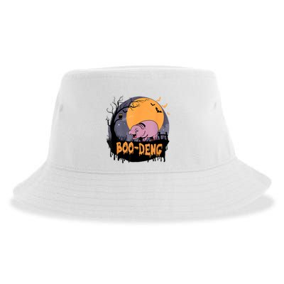 Moo Deng Halloween Boo Deng Halloween Sustainable Bucket Hat