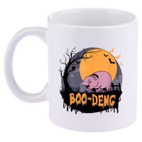 Moo Deng Halloween Boo Deng Halloween 11oz C Handle Ceramic Mug