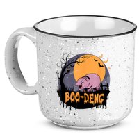 Moo Deng Halloween Boo Deng Halloween 15oz Campfire Ceramic Mug