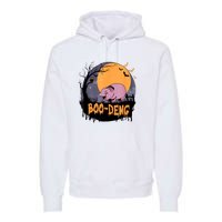 Moo Deng Halloween Boo Deng Halloween Premium Hoodie