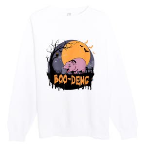 Moo Deng Halloween Boo Deng Halloween Premium Crewneck Sweatshirt