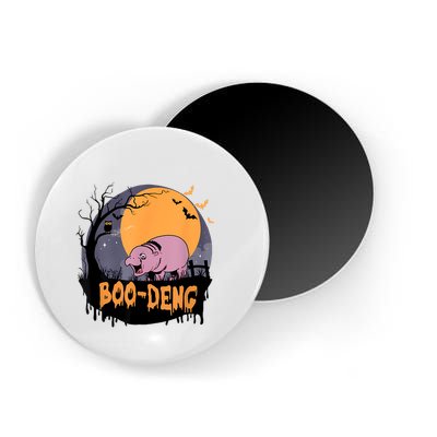 Moo Deng Halloween Boo Deng Halloween Magnet