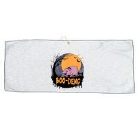 Moo Deng Halloween Boo Deng Halloween Large Microfiber Waffle Golf Towel