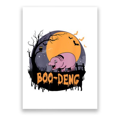 Moo Deng Halloween Boo Deng Halloween Poster