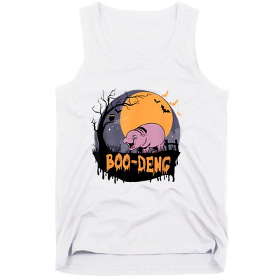 Moo Deng Halloween Boo Deng Halloween Tank Top