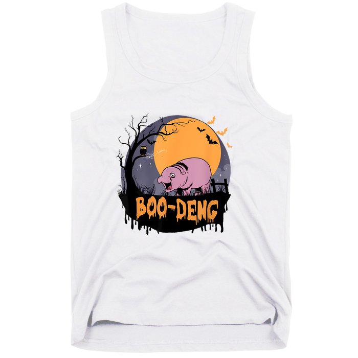 Moo Deng Halloween Boo Deng Halloween Tank Top