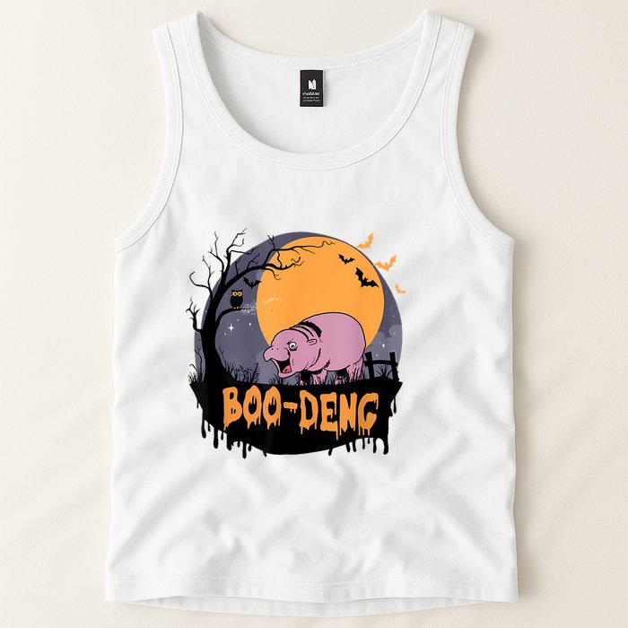 Moo Deng Halloween Boo Deng Halloween Tank Top