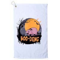 Moo Deng Halloween Boo Deng Halloween Golf Towel