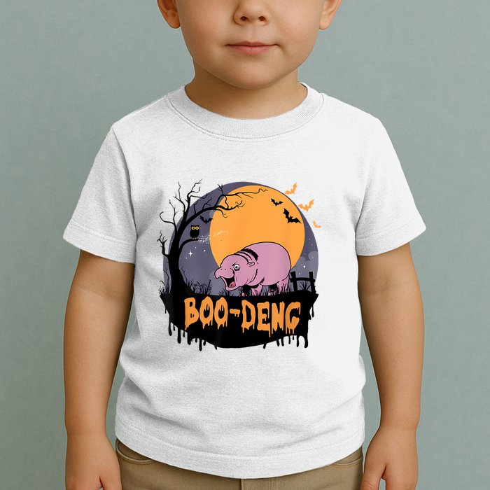 Moo Deng Halloween Boo Deng Halloween Toddler T-Shirt