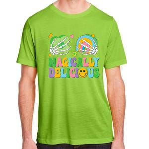 Magically Delicious Hippie St Patrick's Day Skeleton Charms Adult ChromaSoft Performance T-Shirt