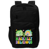 Magically Delicious Hippie St Patrick's Day Skeleton Charms Impact Tech Backpack