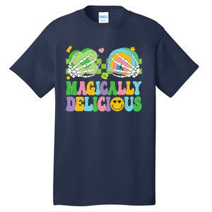 Magically Delicious Hippie St Patrick's Day Skeleton Charms Tall T-Shirt