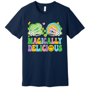 Magically Delicious Hippie St Patrick's Day Skeleton Charms Premium T-Shirt