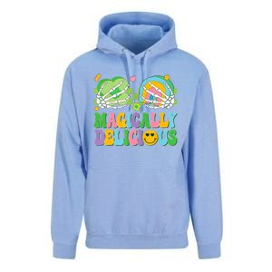 Magically Delicious Hippie St Patrick's Day Skeleton Charms Unisex Surf Hoodie