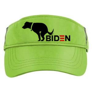 My Dog Hates Biden Funny Anti Biden Adult Drive Performance Visor